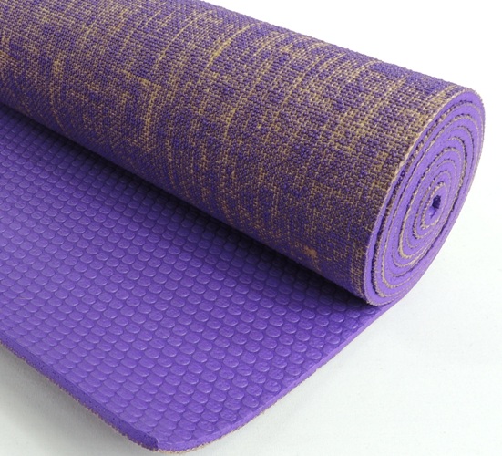 Kakaos Product Detail: Kakaos Pure Jute Yoga Mat, Premium Yoga